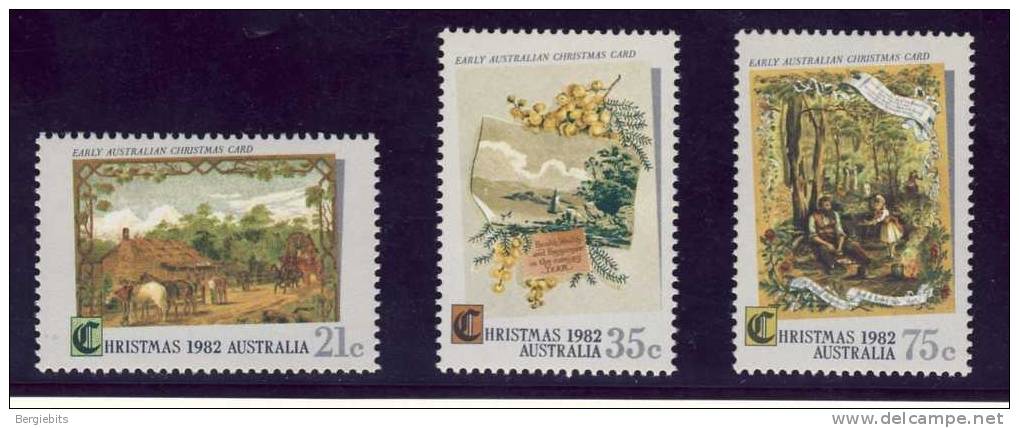 1982 Australia MNH Christmas Set Complete - Ongebruikt