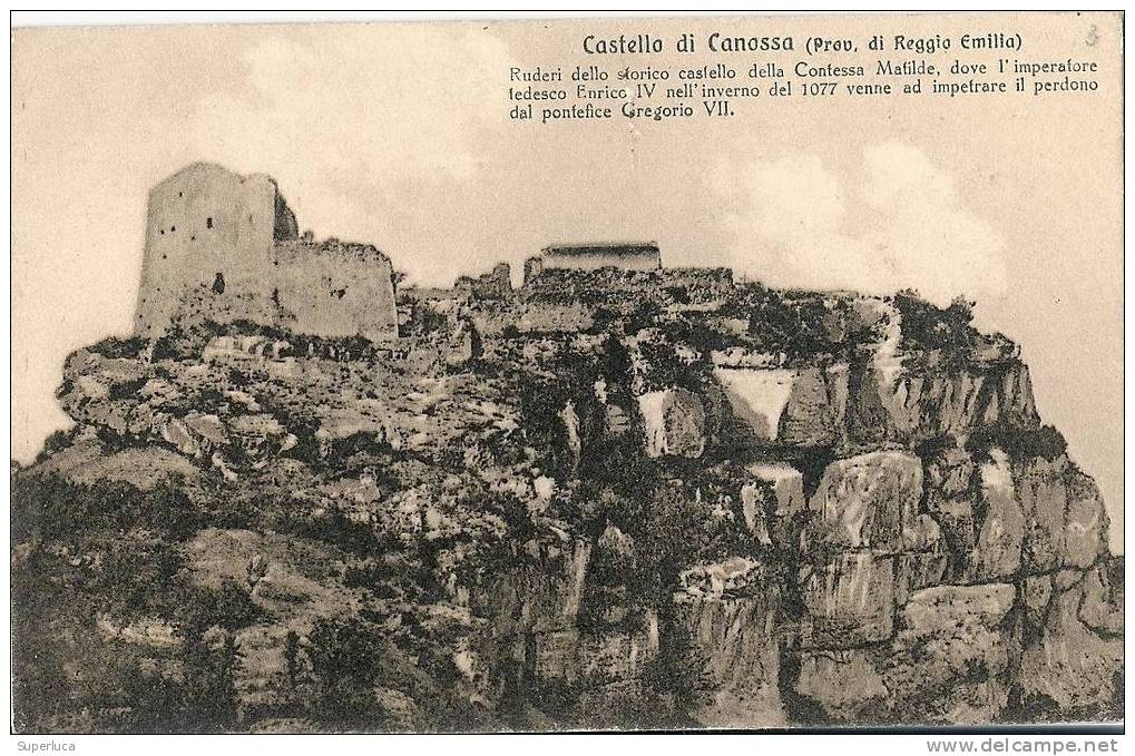 Castello Di Canossa(prov.di Reggio Emilia)ruderi Dello Storico Castello - Reggio Nell'Emilia