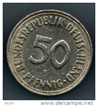 Allemagne 50 Pfennig 1970 F Ttb - 50 Pfennig