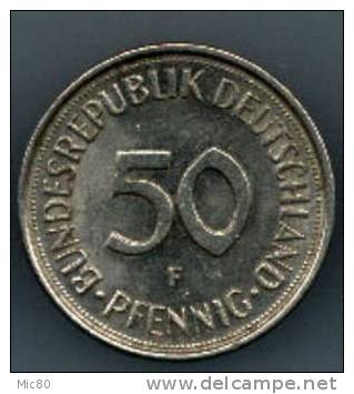 Allemagne 50 Pfennig 1981 F Sup - 50 Pfennig