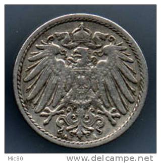 Allemagne 5 Pfennig 1894 A Tb+ - 5 Pfennig