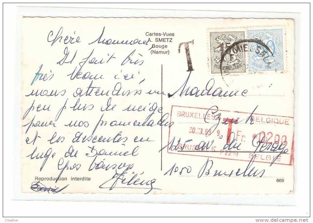 SALMCHATEAU,Vielsalm1969.La Fosse Roulette.cartes-vues A.SMETZ Bouge.Namur (+ Taxe) - Vielsalm