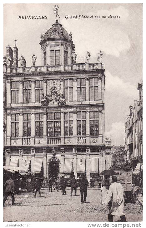 BRUXELLES GRAND PLACE RUE AU BEURRE - Squares