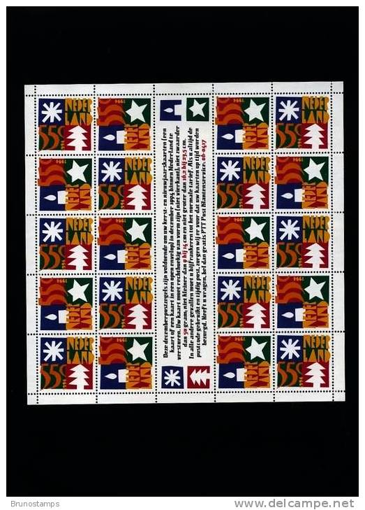 NETHERLANDS/NEDERLAND - 1994 CHRISTMAS SHEETLET MINT NH - Unused Stamps
