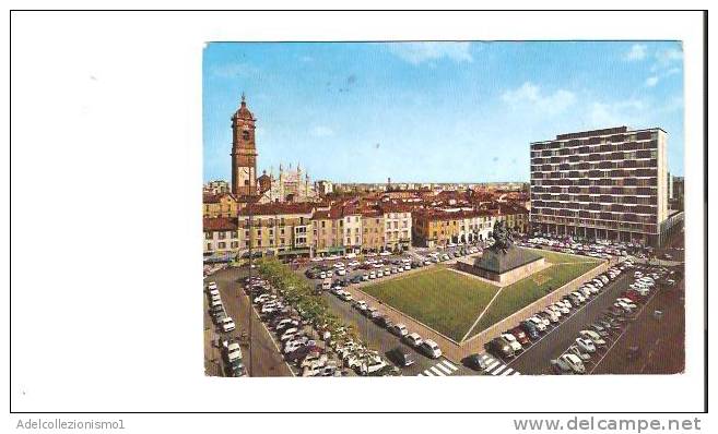 16441)cartolina Illustratoria  Monza - Piazzale Trento E Trieste - Monza