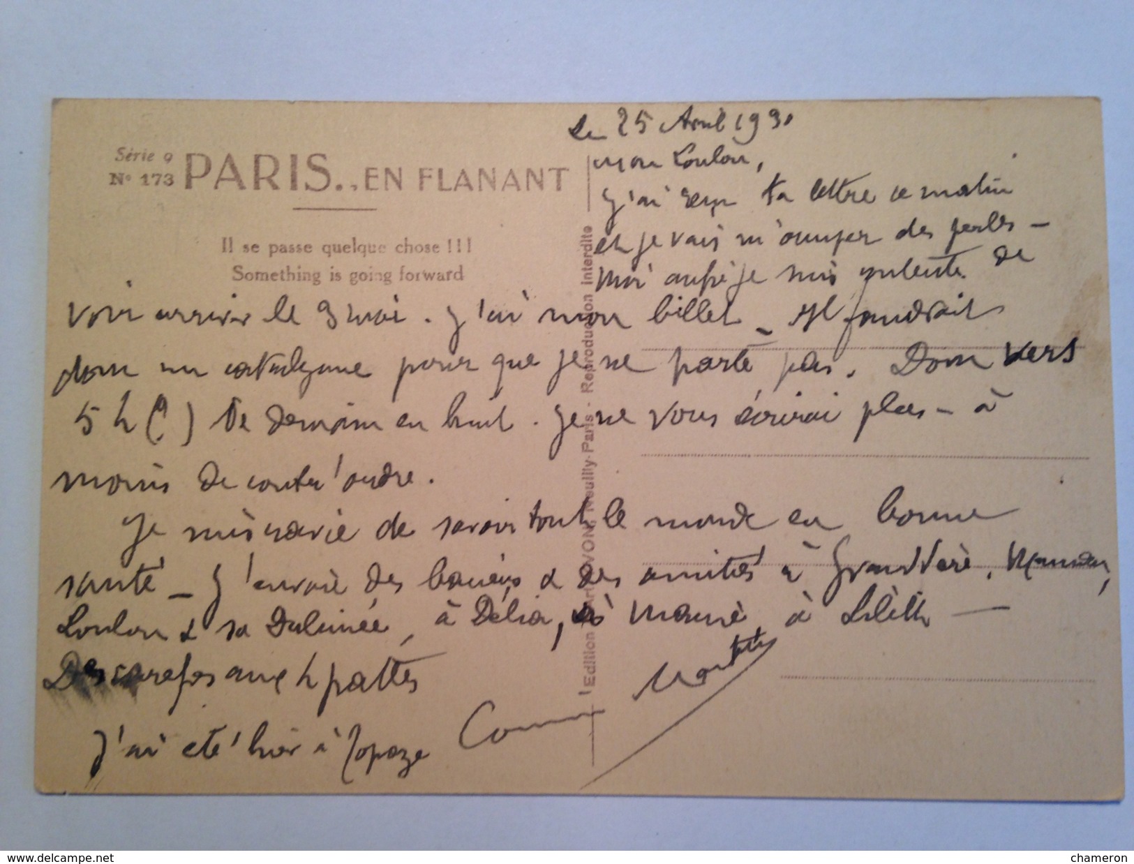 Paris En Flanant. Série 173. "Il Se Passe Quelque Chose" - La Seine Et Ses Bords