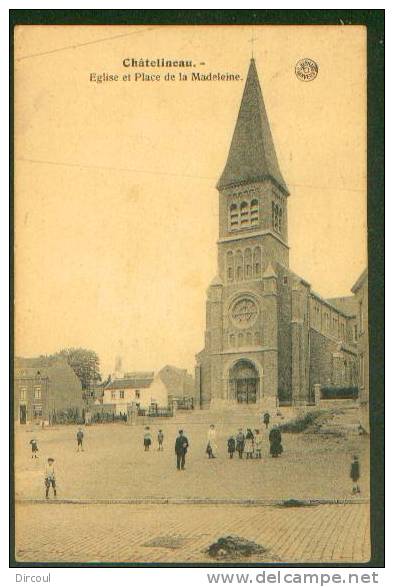10763 -  Châtelineau  église Et Place De La Madeleine - Chatelet