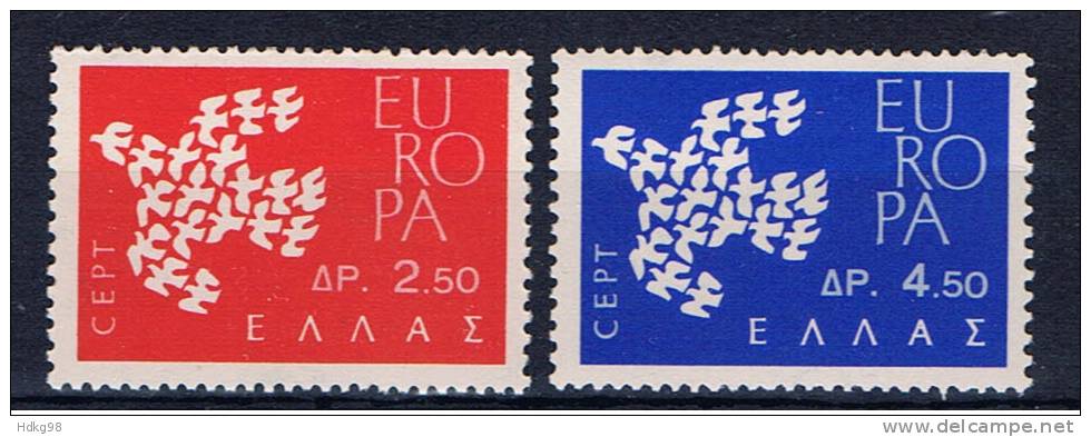 GR Griechenland 1961 Mi 775-76** EUROPA - Ongebruikt