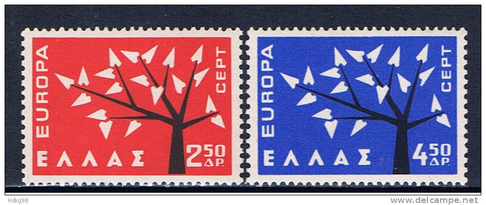 GR Griechenland 1962 Mi 796-97** EUROPA - Unused Stamps