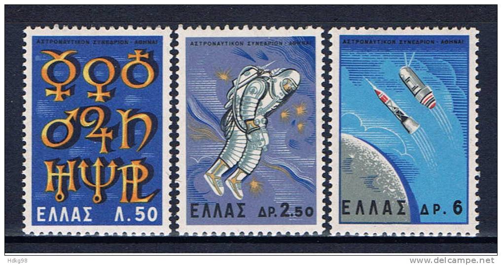 GR Griechenland 1965 Mi 884-86** - Unused Stamps