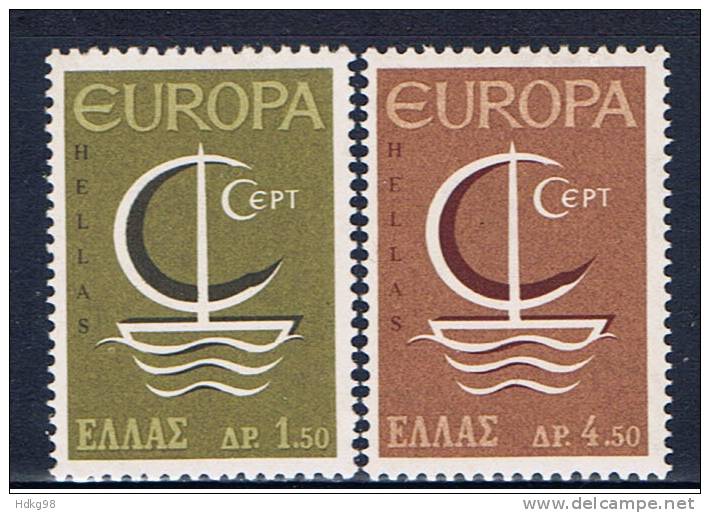 GR Griechenland 1966 Mi 919-20** EUROPA - Unused Stamps