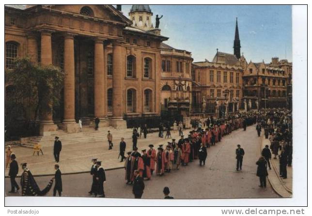 (UK67) OXFORD UNIVERSITY. ENCAENIA PROCESSION - Oxford