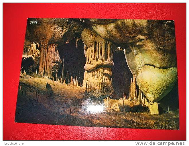 CPM OU CPSM??-(46-LOT) -EN QUERCY:LES GROTTES DE LACAVE: (LUMIERE NOIRE) LES TROIS PARQUES - Lacave