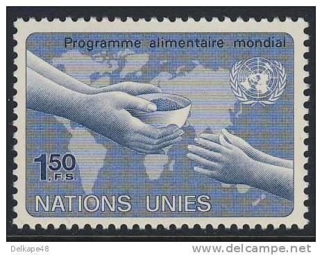 United Nations Nations Unies Geneve 1983 Mi YT 114 Sc 116 ** World Food Programme (WFP) / Alimentaire Mondial - Contre La Faim