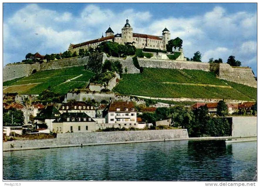 Wurzburg - Blick Auf Die Festung Marienberg - Wuerzburg