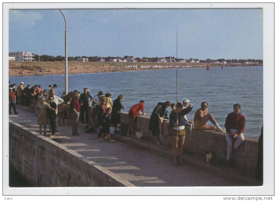 THARON. ( St MICHEL CHEF CHEF. PÊCHEURS A LA LIGNE AU PORT DE COMBERGE. 635. - Saint-Michel-Chef-Chef