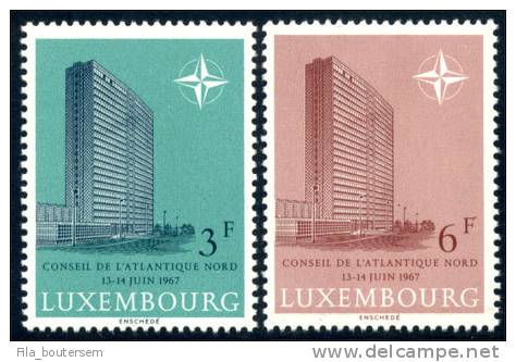 Luxembourg : 13-06-67 : (MNH) Yvert 702-703  Mich : 751-752  Cote : 0,80 ? - Unused Stamps