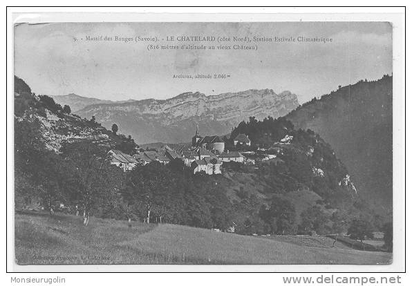 73 )) LE CHATELARD, Massif Des Bauges, N° 9, Coté Nord - Le Chatelard