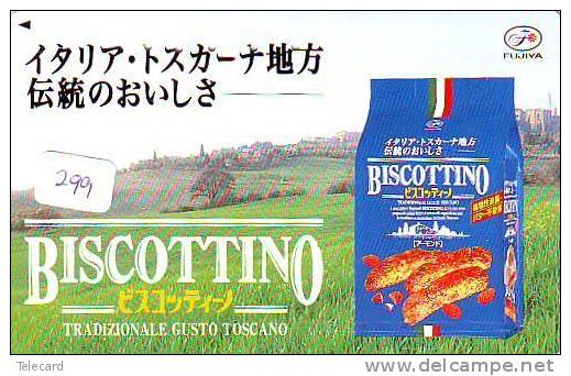 Télécarte Giappone ITALIA Italy Related (299) BISCOTTINO - Alimentazioni