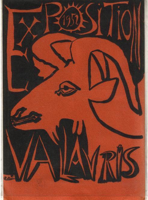 06 /// VALLAURIS  / EXPOSITION 1952, CPA REPRESENTANT L AFFICHE DE PICASSO POUR L EXPOSIOTN DE POTERIES - Vallauris