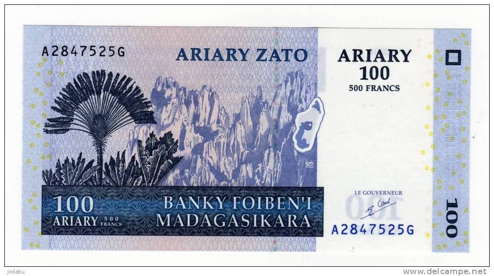 100 Ariary 2004  Madagascar   -neuf- - Madagaskar