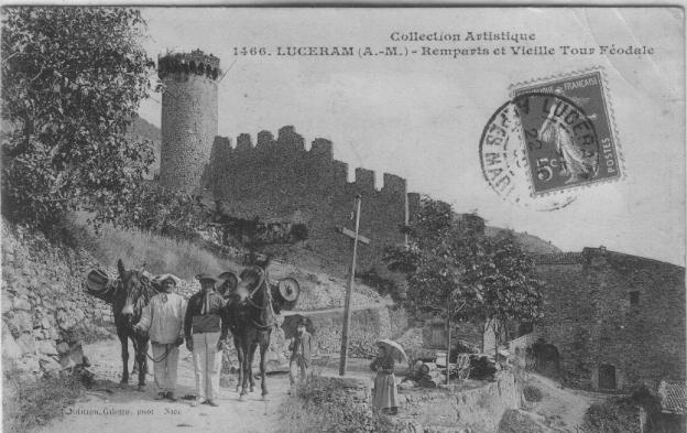 06 /// LUCERAM, Remparts Et Vieille Tour Féodale, Ed Giletta, 1466, - Lucéram