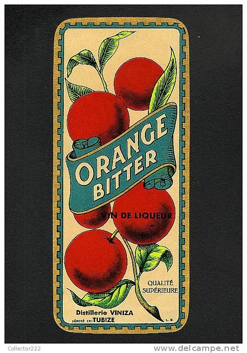 Etiquette De Liqueur ORANGE BITTER (7 X 16 Cms) (Ref.35865) - Other & Unclassified