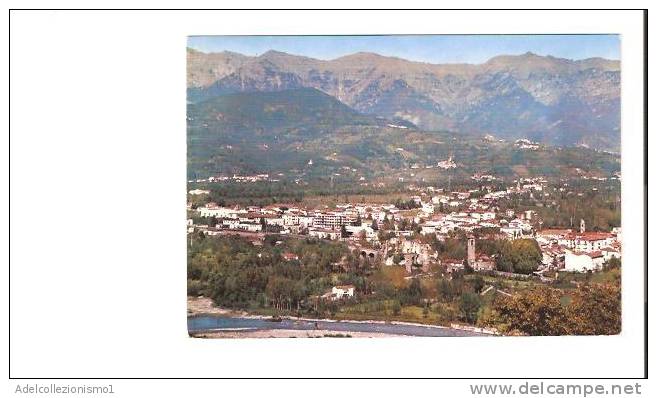 16665)cartolina Illustratoria  Villafranca Lunigiana - Panorama - Massa