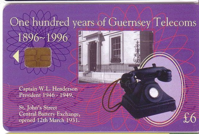 ONE HUNDRED YEARS OF GUERNSEY TELECOMS ( Guernsey ) * Telephone Phone Telephones Phones Telefono Telefon Telefoon * - [ 7] Jersey Und Guernsey