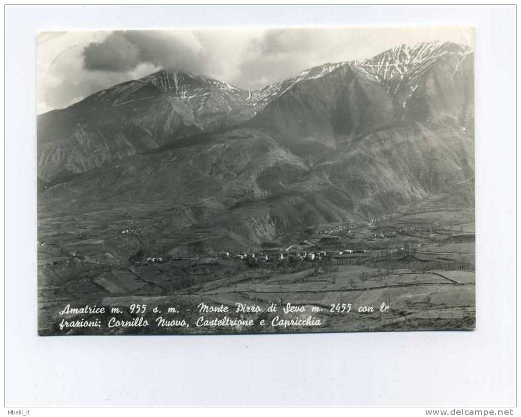 Rieti 1957 Amatrice - Rieti