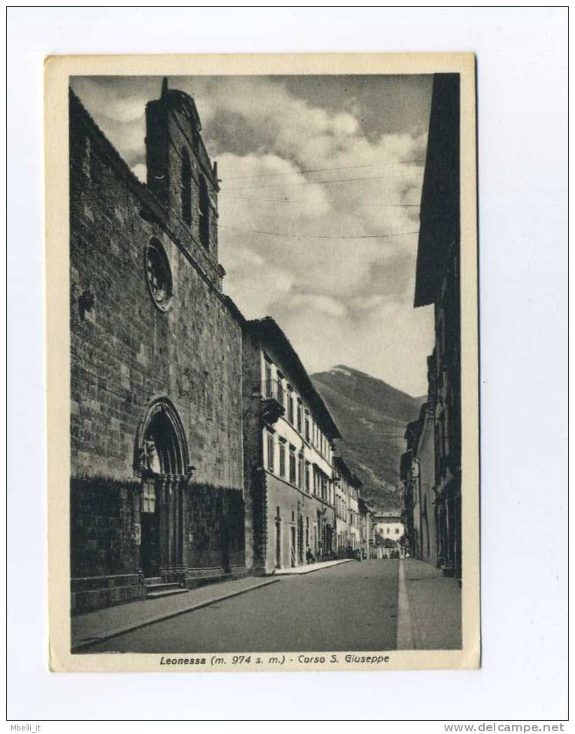 Rieti 1940c Leonessa - Rieti