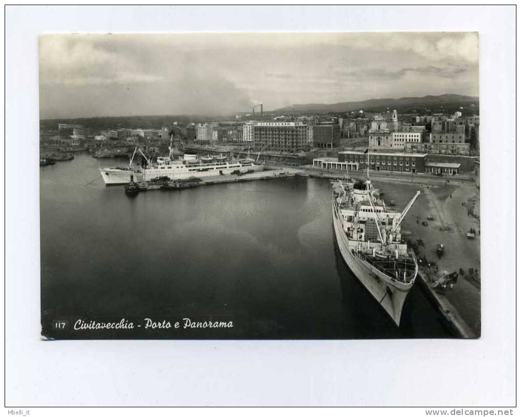 Civitavecchia - 1957 Porto Navi Ship - Civitavecchia