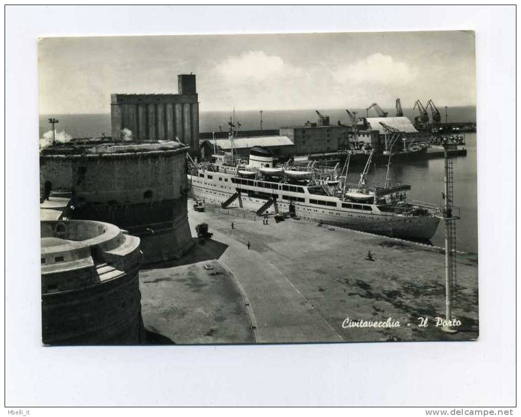 Civitavecchia - 1960 Porto Nave Ship - Civitavecchia