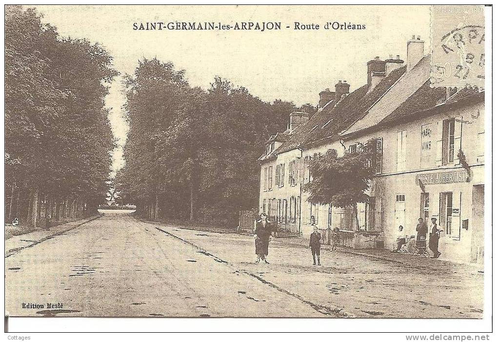 REPRODUCTION DE CPA - SAINT GERMAIN LES ARPAJON - Route D´Orléans - Arpajon