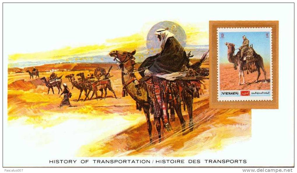 A00031 - Carte Souvenir - History Of Transportation - Histoire Des Transports - Le Chameau - Altri (Terra)