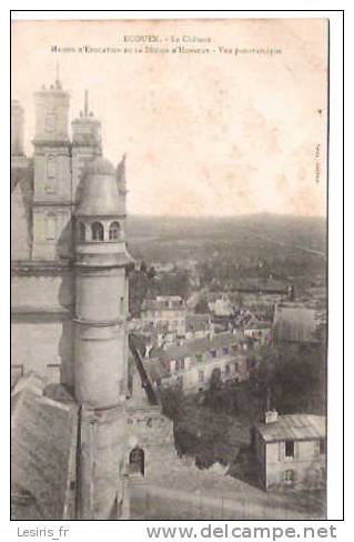 CPA - ECOUEN - LE CHATEAU - MAISON D'EDUCATION DE LA LEGION D'HONNEUR - VUE PANORAMIQUE - SEUX - Ecouen