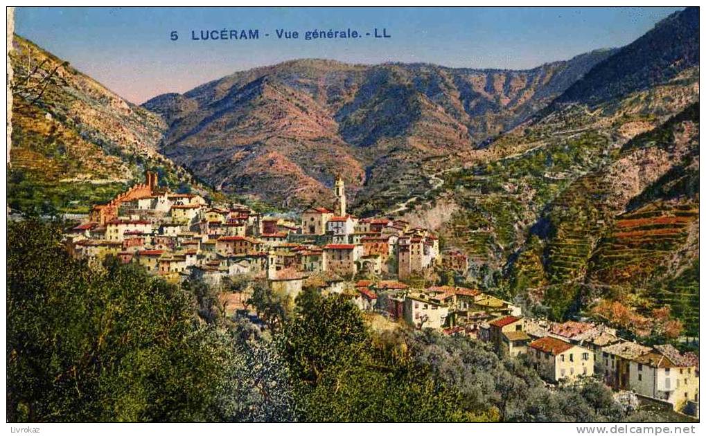 Lucéram (Alpes Maritimes) : Vue Générale - Lucéram