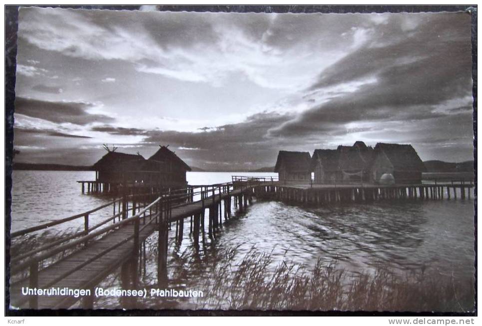 CP Photo De UNTERUHLDINGEN " Bodensee / Pfahlbauten " . - Tuebingen