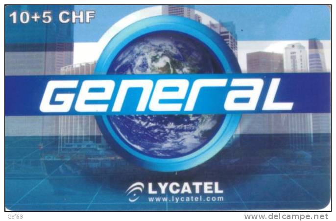 Prepaid Card Lycatel ° General - Raumfahrt