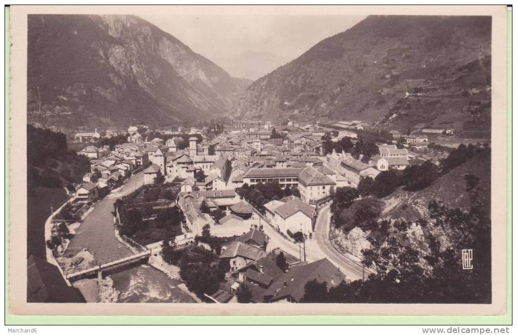 SAVOIE.MOUTIERS.VUE GENERALE ET VALLEE D ALBERVILLE  ..SEMI MODERNE - Moutiers