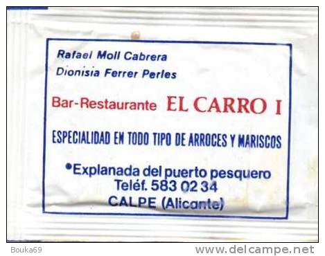 LINGETTE NETTOYAGE "EL CARRO I-CALPE ESPAGNE" - Other & Unclassified