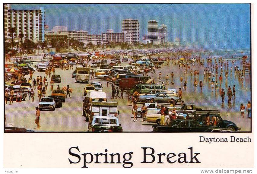 Daytona Beach Spring Break - Floride Florida -Voitures Cars Animée - Neuve Mint - Daytona
