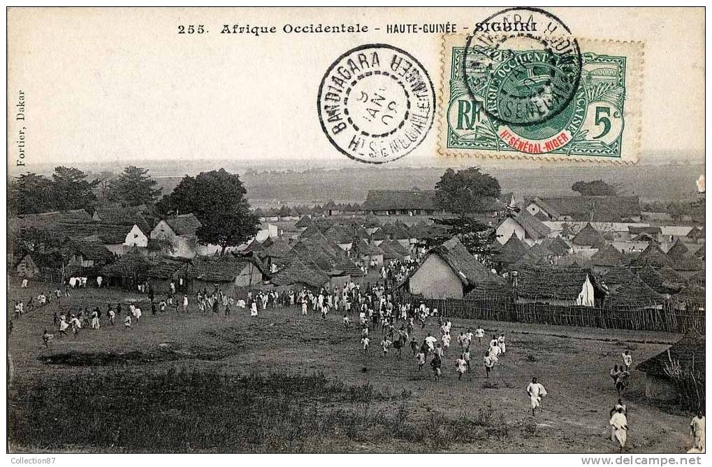 COLLECTION FORTIER N° 255 - AFRIQUE FRANCAISE - HAUTE GUINEE- SIGUIRI - Guinée Française