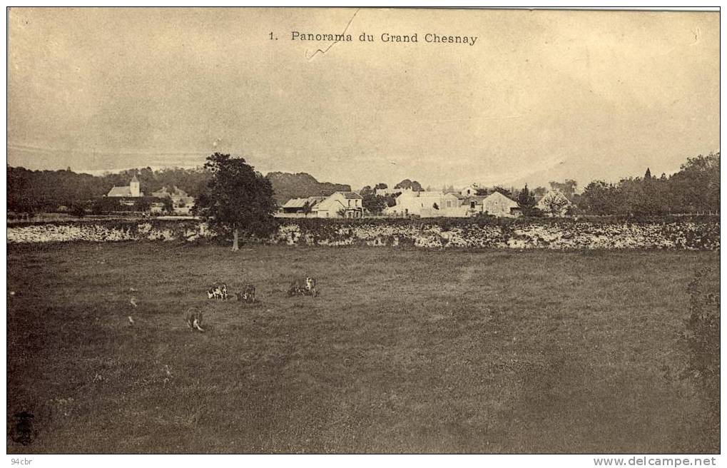 CPA (78)   LE  GRAND CHESNAY   Panorama - Le Chesnay