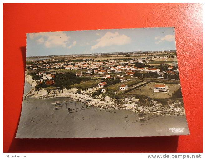 CPSM OU CPM-VOYAGEE 1972 -17-CHARENTE MARITIME-ANGOULINS-VUE GENERALE AERIENNE- CARTE EN  BON ETAT,VECU D'USAGE - Angoulins