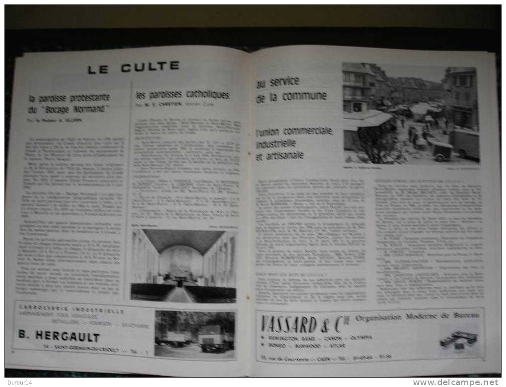 CONDÉ-sur-NOIREAU ( Calvados).  Plaquette De 38 Pages Bulletin Municipal N°2 De 1970 - Normandie