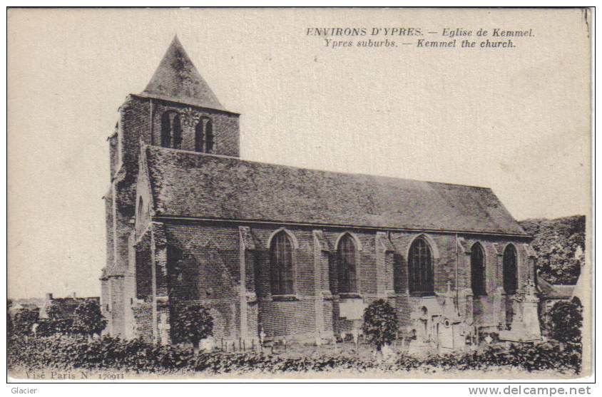 Environs D' Ypres - Eglise De KEMMEL - Visé Paris N° 170911 - Collection Antony D'Ypres - Heuvelland