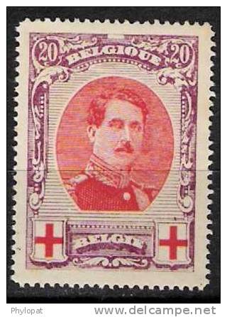BELGIQUE 1914 N°134 Neuf  ** Affaire 25% Cote - 1914-1915 Croix-Rouge