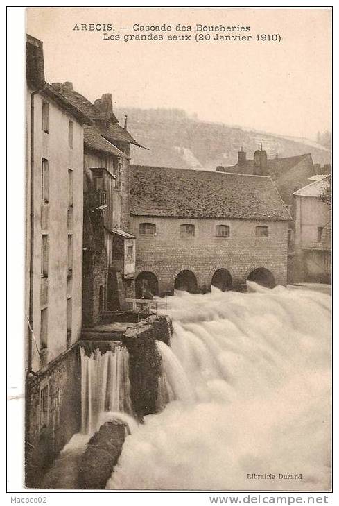 ARBOIS Dpt 39 Cascade Des Boucheries Les Grandes Eaux (20 Janvier 1910) - Arbois