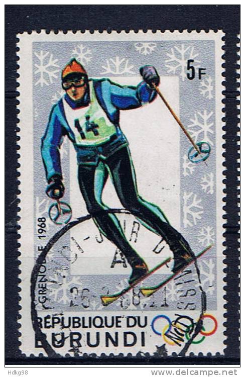 RU+ Burundi 1968 Mi 386-87 Olympische Winterspiele, Grenoble - Used Stamps